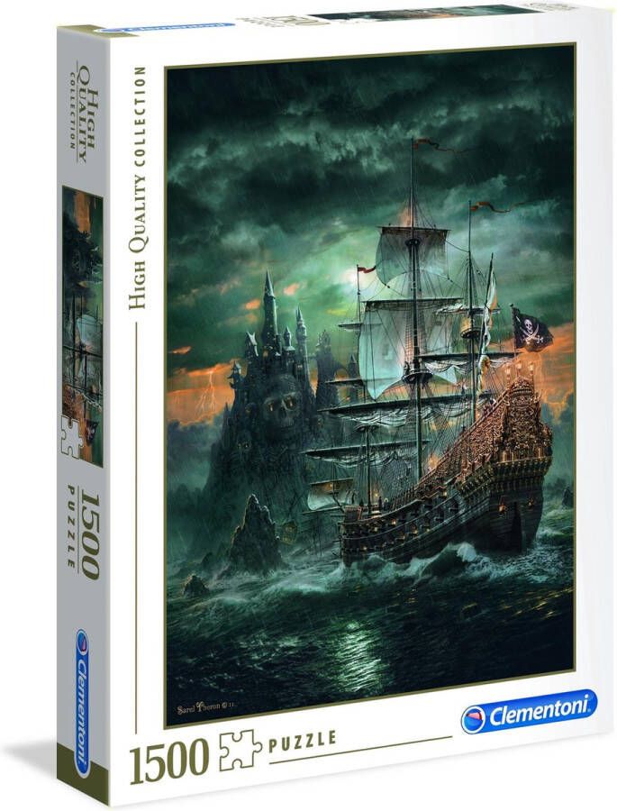 Clementoni Puzzels voor volwassenen The Pirates Ship High Quality Collection Puzzel 1500 Stukjes 14-99 jaar 31682