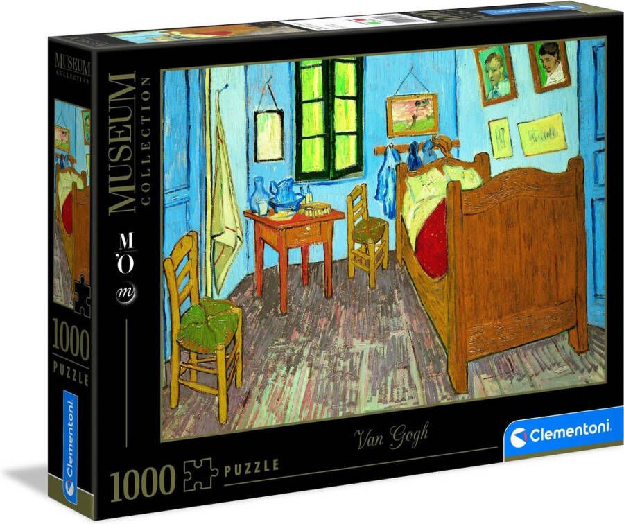 Clementoni Puzzels voor volwassenen Van Gogh Chambre Arles Museum Puzzel 1000 Stukjes 14-99 jaar 39616