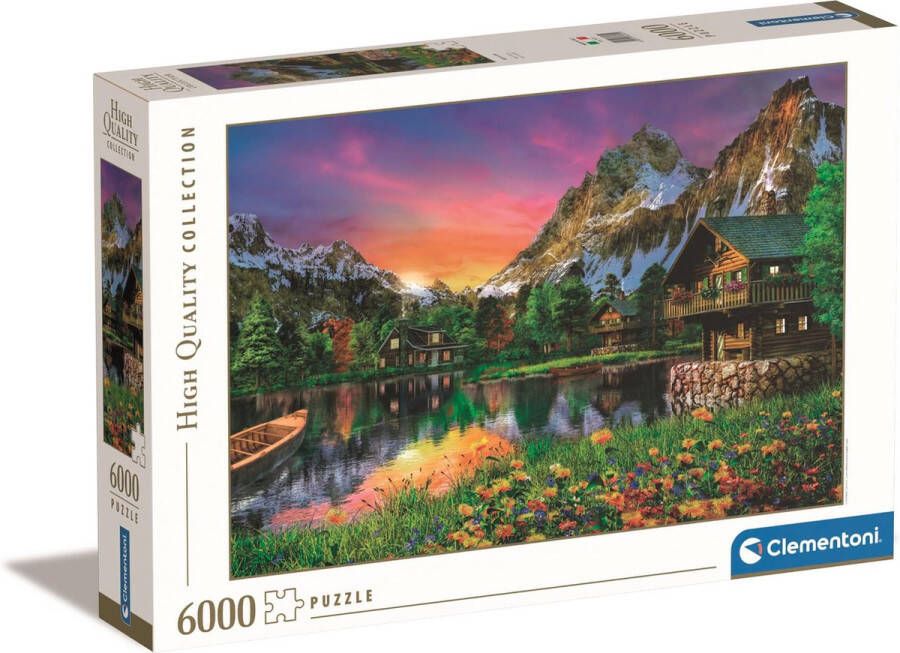 Clementoni Puzzel 6000 Stukjes High Quality Collection Alpine Lake Puzzel Voor Volwassenen en Kinderen 10-99 jaar 36531