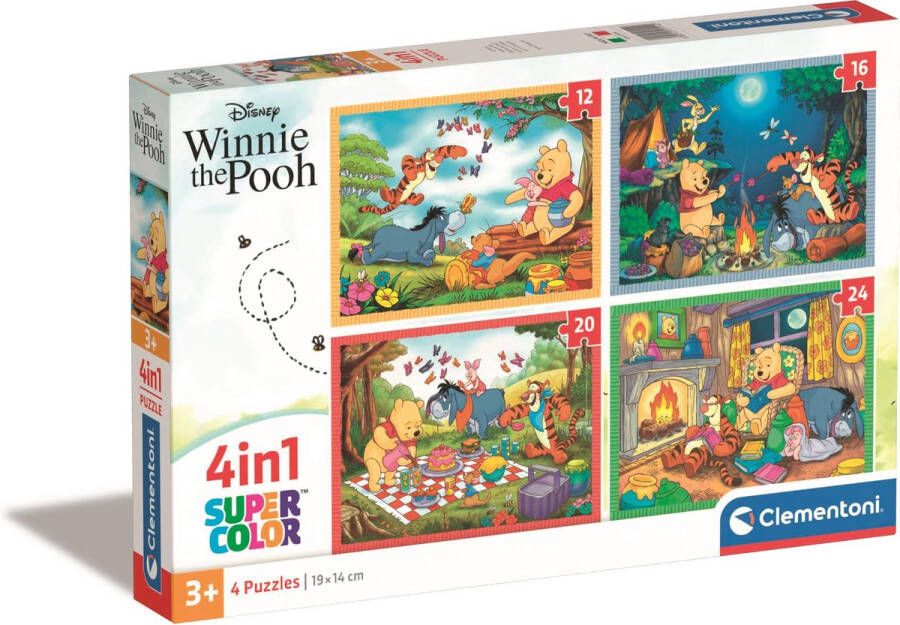 Clementoni Puzzle Disney Winnie the Pooh 4in1 21514