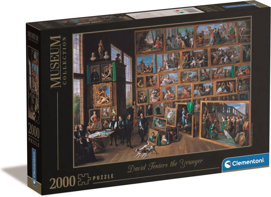 Clementoni Puzzel 2000 Stukjes High Quality Collection Museum Teniers Archduke Leopold Wilhelm Puzzel Voor Volwassenen en Kinderen 10-99 jaar 32576