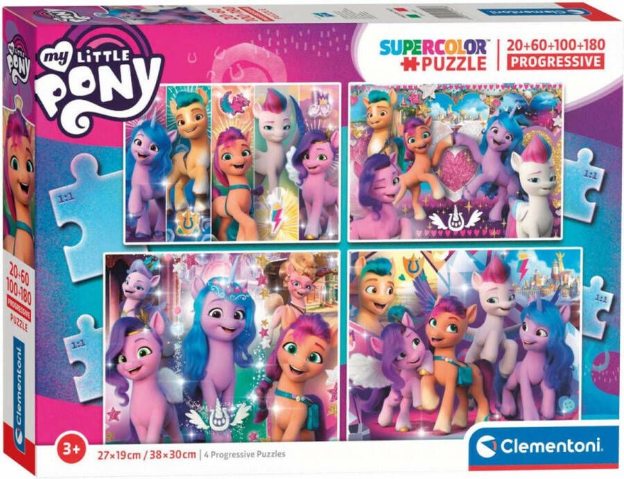 Clementoni Puzzle Little Pony 4in1 21519