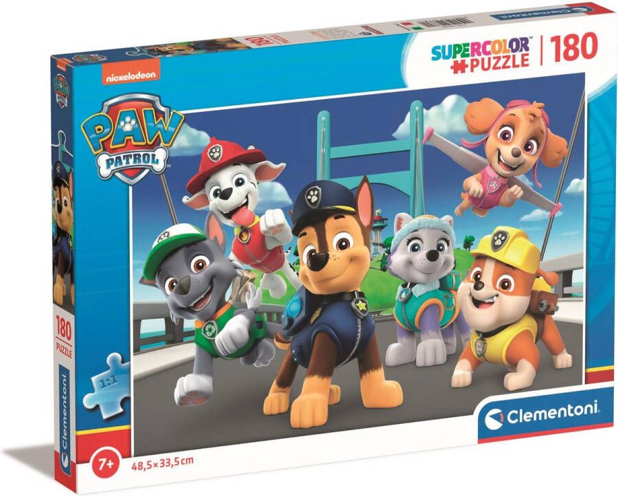 Clementoni Puzzel 180 Stukjes Paw Patrol Kinderpuzzels 7-9 jaar 29780