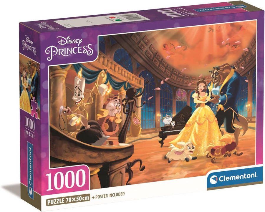 Clementoni PZL 1000 DISNEY BEAUTY AND THE BEAST