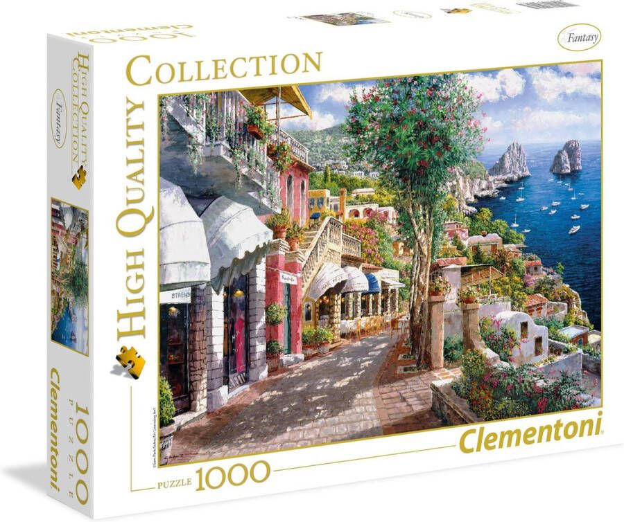 Clementoni Legpuzzel High Quality Puzzel Collectie Capri 1000 stukjes puzzel volwassenen