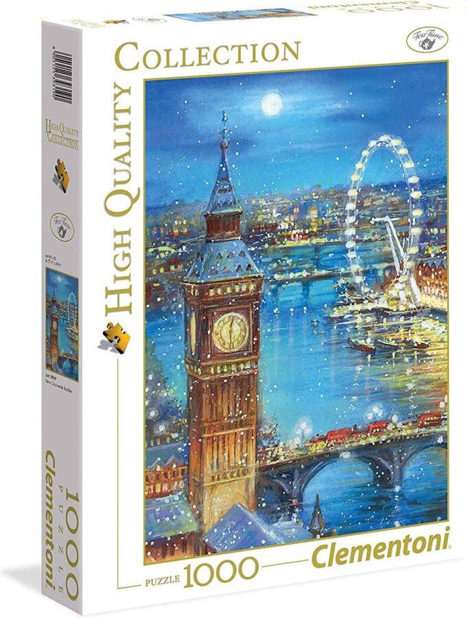 Clementoni High Quality Collection Puzzel 1000 Stukjes Volwassenen Legpuzzel Big Ben Engeland Vanaf 14 jaar