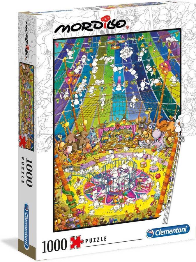 Clementoni Legpuzzel Mordillo Puzzel Collectie The Show 1000 Stukjes puzzel volwassenen