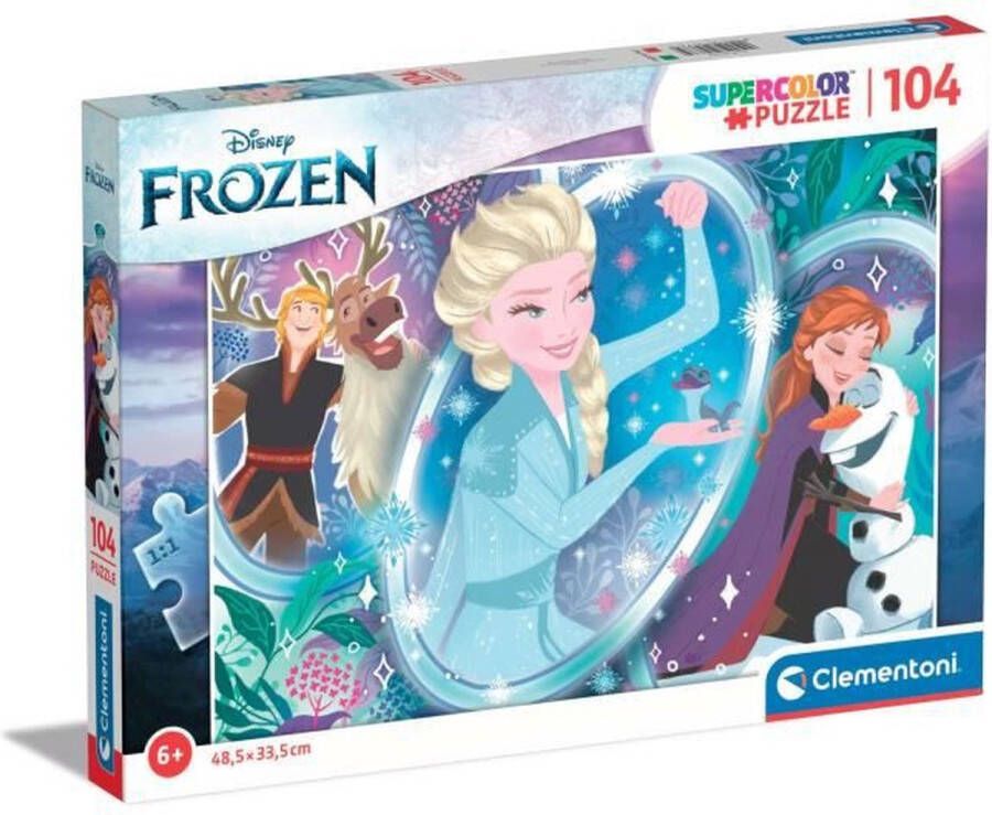 Clementoni Puzzel 104 Stukjes Frozen 2 Kinderpuzzels 6-8 jaar 25737