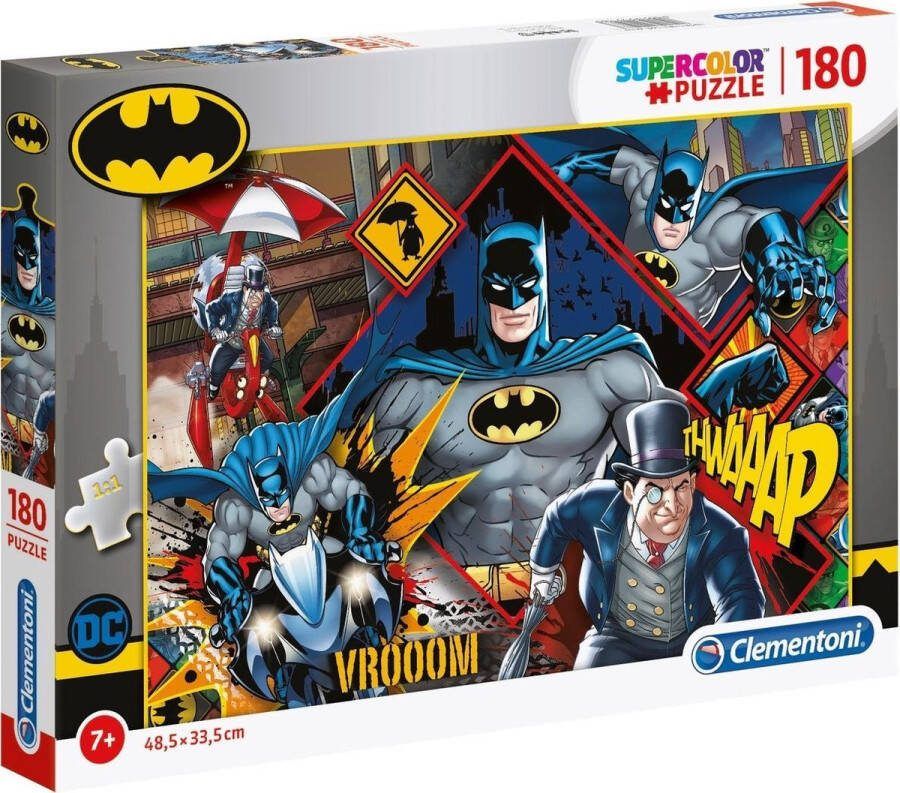 Clementoni Legpuzzel Dc Batman Jongens 48 X 33 Cm 180 Stukjes