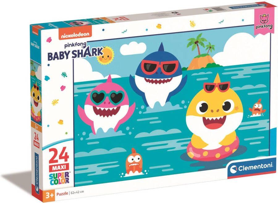 Clementoni PZL 24 MAXI BABY SHARK