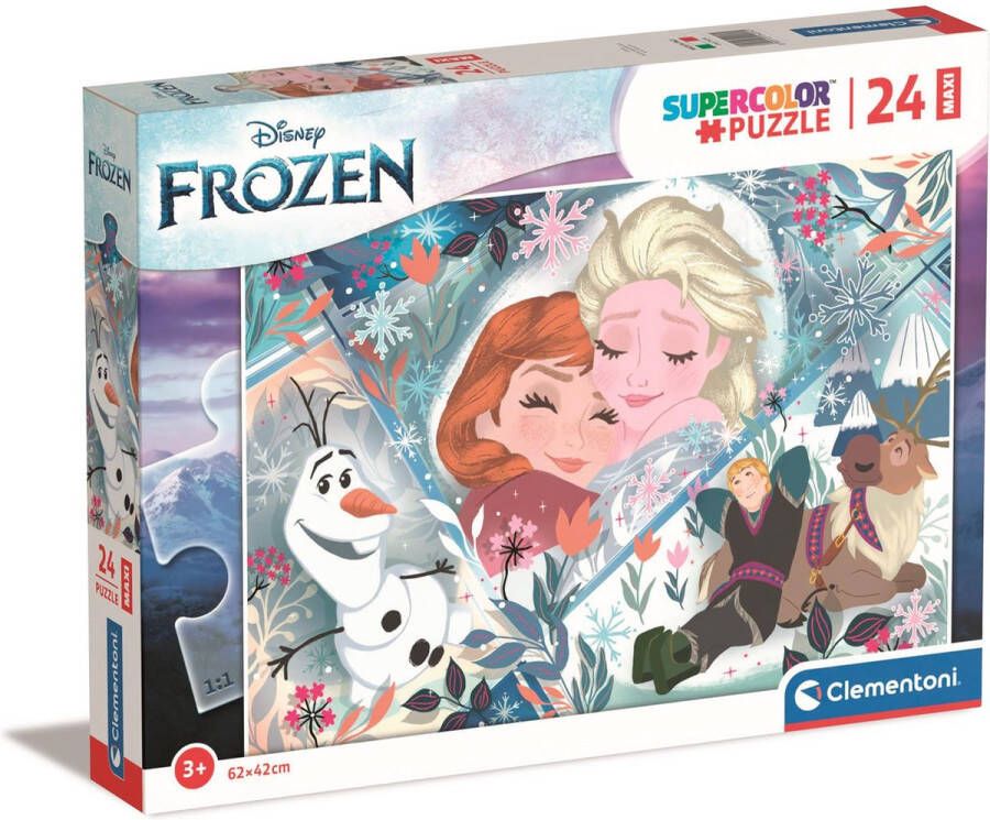 Clementoni Puzzel 24 Stukjes Maxi Frozen Kinderpuzzels 3-5 jaar 24224