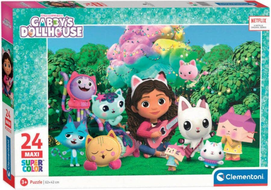 Clementoni PZL 24 MAXI GABBY'S DOLLHOUSE 1