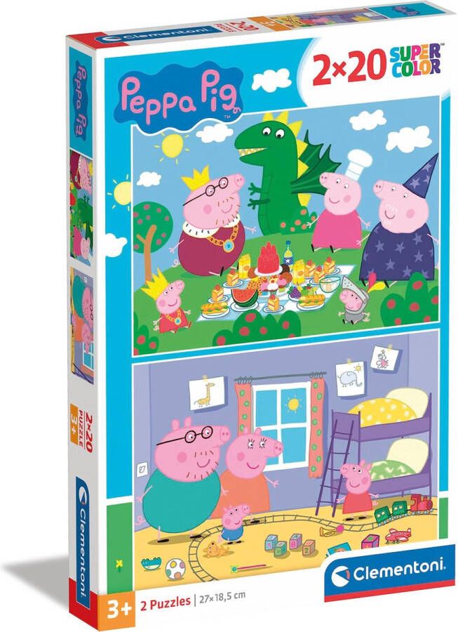 Clementoni Peppa Pig Puzzel 2x20st