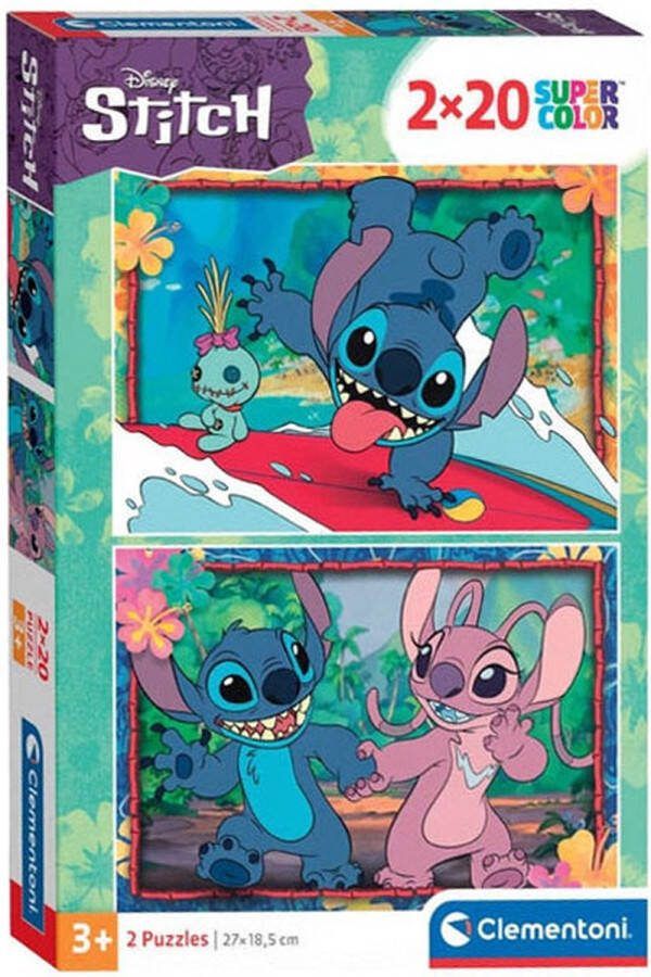 Clementoni PZL 2X20 STITCH DISNEY
