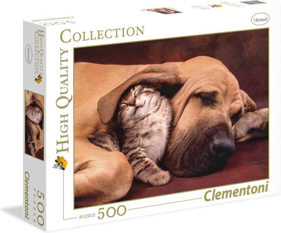 Clementoni Legpuzzel High Quality Puzzel Collectie Cuddles 500 Stukjes puzzel volwassenen
