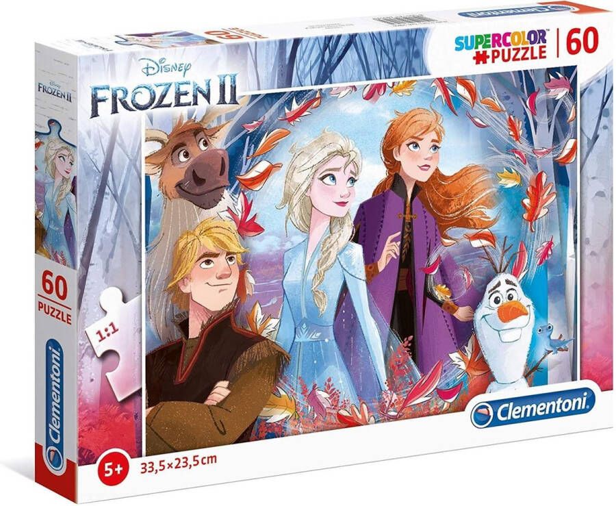 Clementoni Puzzel 60 Stukjes Frozen 2 Kinderpuzzels 5-7 jaar 26058