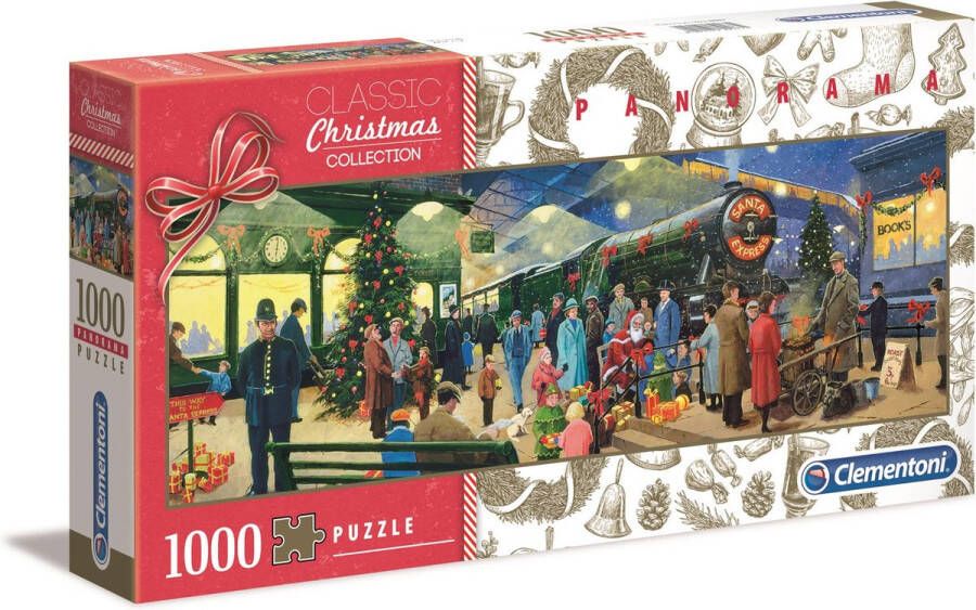Clementoni Classic Christmas Collection Puzzel 1000 stukjes Volwassenen Legpuzzel Kerstmis