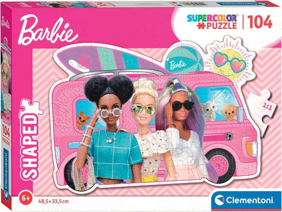 Clementoni Kinderpuzzels Barbie 104 Stukjes Puzzel 6-8 jaar 27162