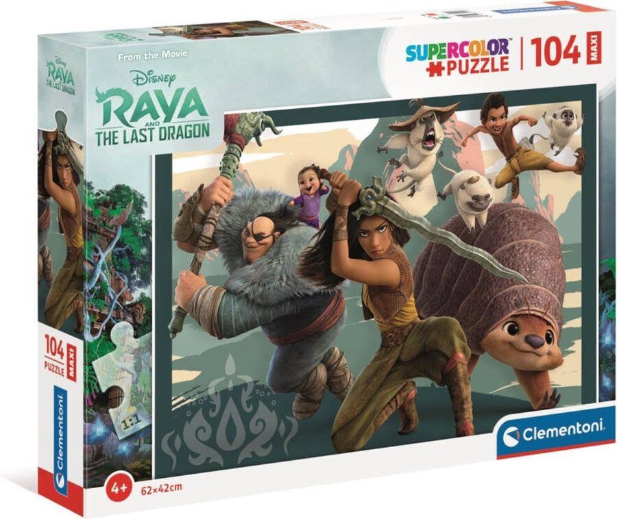 Clementoni Raya Maxi Puzzel 104 Stukjes 1 Stuk