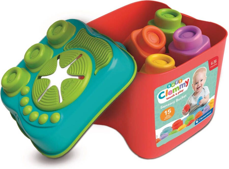 Clementoni Sensoriële Clemmy Opbergdoos Educatief Speelgoed voor Baby's van 6-36 maanden 17807