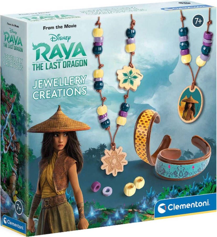 Clementoni sieraden maken Raya And The Last Dragon meisjes blauw