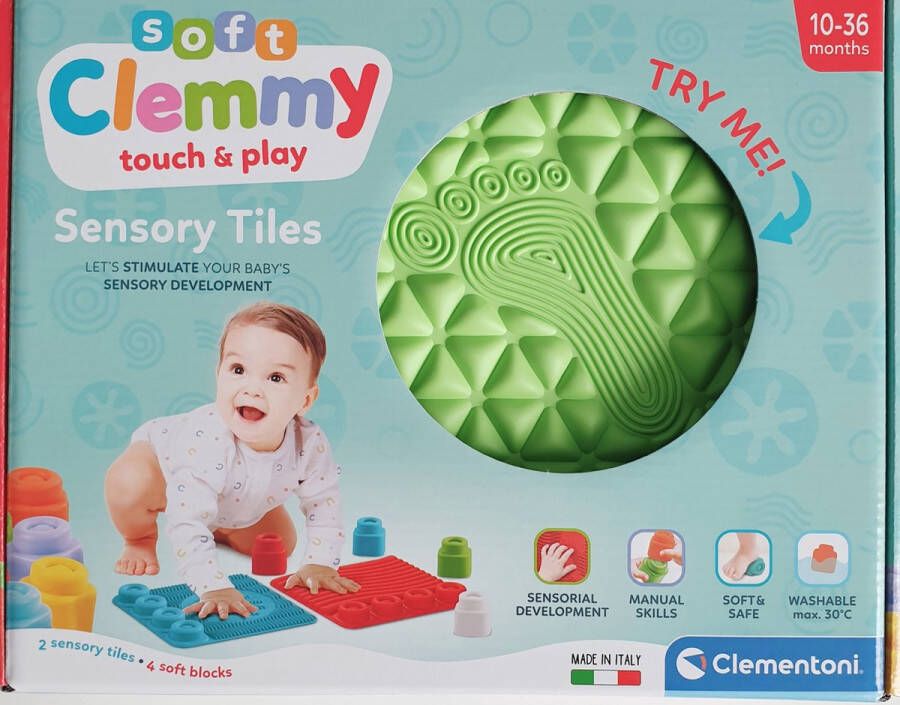 Clementoni Speelset met Sensorische Matten voor Baby's