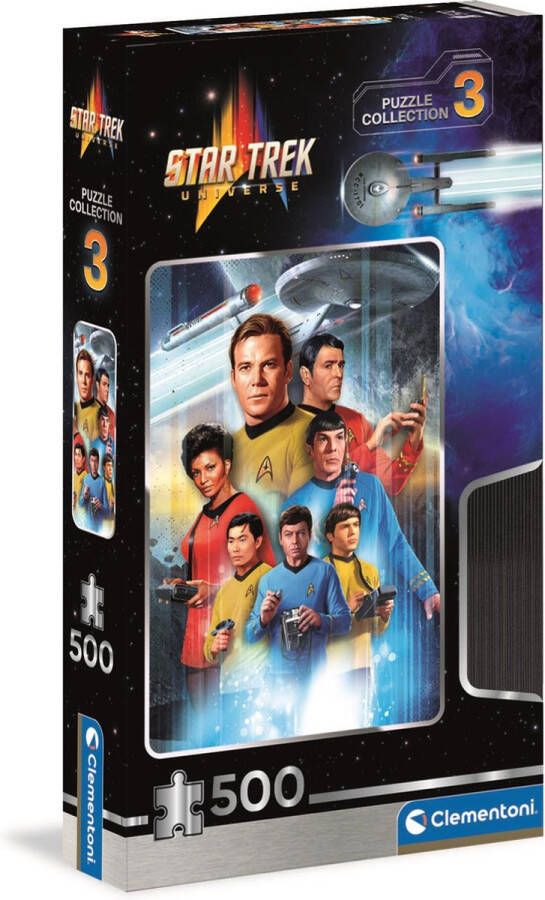 Clementoni Star Trek Puzzel 500 Stukjes High Quality Collection 3 van 4 Puzzel Voor Volwassenen en Kinderen 14-99 jaar 35142