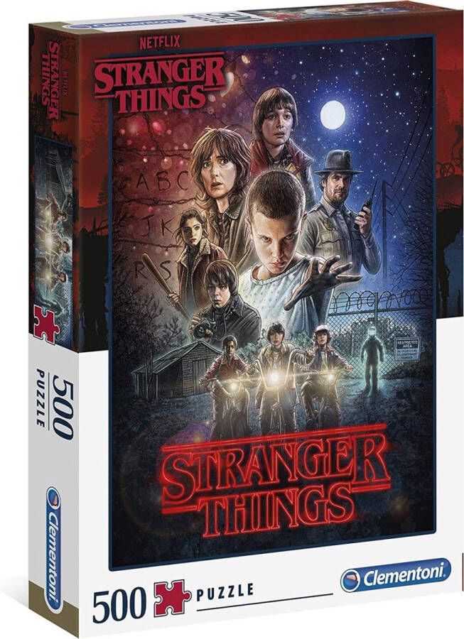 Clementoni Stranger Things Legpuzzel 500 stuk(s) Televisie films