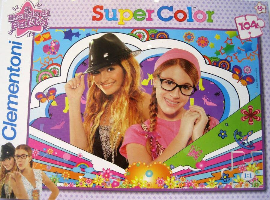 Clementoni Super Color puzzel 104 stukjes De wereld van Patty
