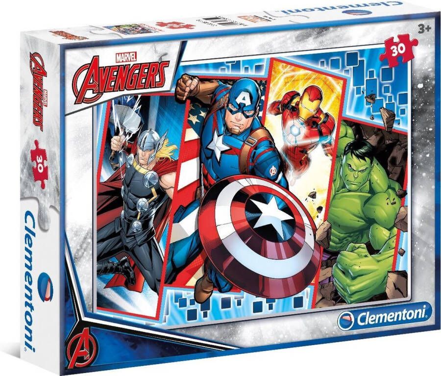 Clementoni Superkleur puzzel Avengers 30 Stukjes