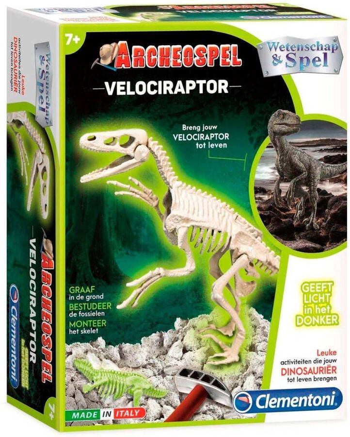 Clementoni Wetenschap & Spel Velociraptor 7+ jaar 66952