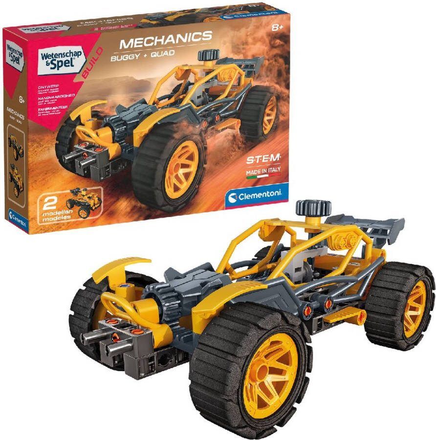 No brand Clementoni Wetenschap & Spel Mechanica Buggy & Quad