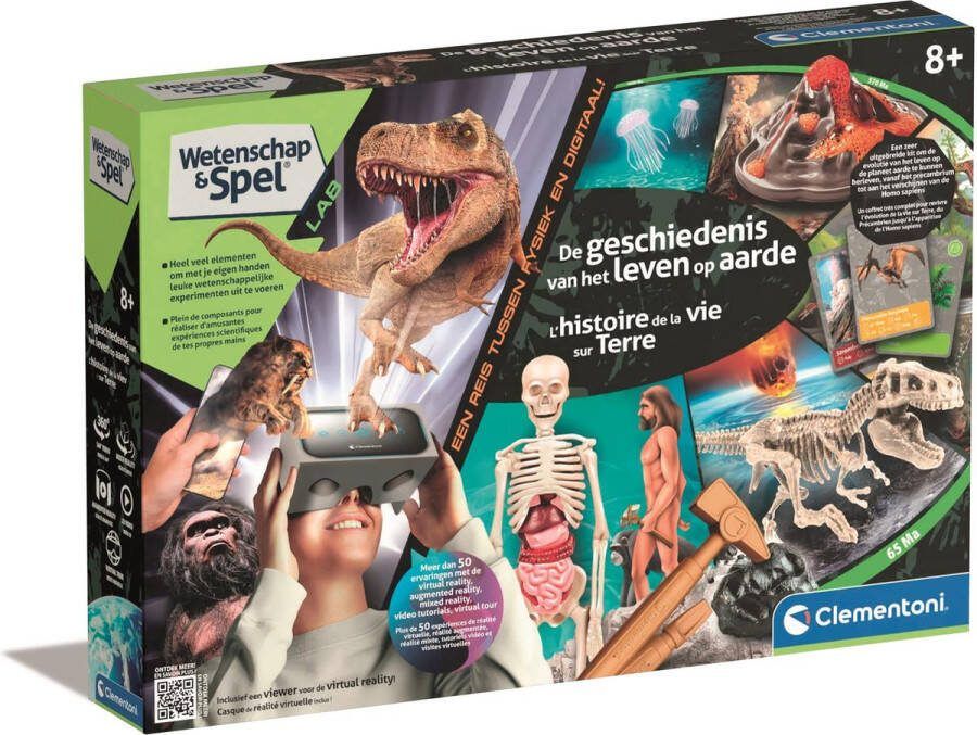 Clementoni Wetenschap & Spel History of Life on Earth Speelgoed van het Jaar Educatief Speelgoed Vanaf 8 jaar