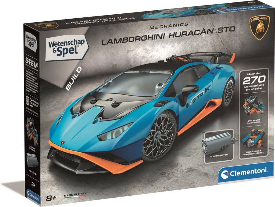 Clementoni Wetenschap & Spel Lamborghini Huracan Constructie Speelgoed STEM-speelgoed Vanaf 8 jaar