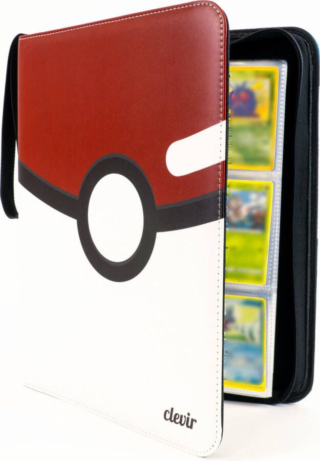 Clevir verzamelmap 900 Geschikt voor 900 Pokémonkaarten 9 pocket binder Uitbreidbaar