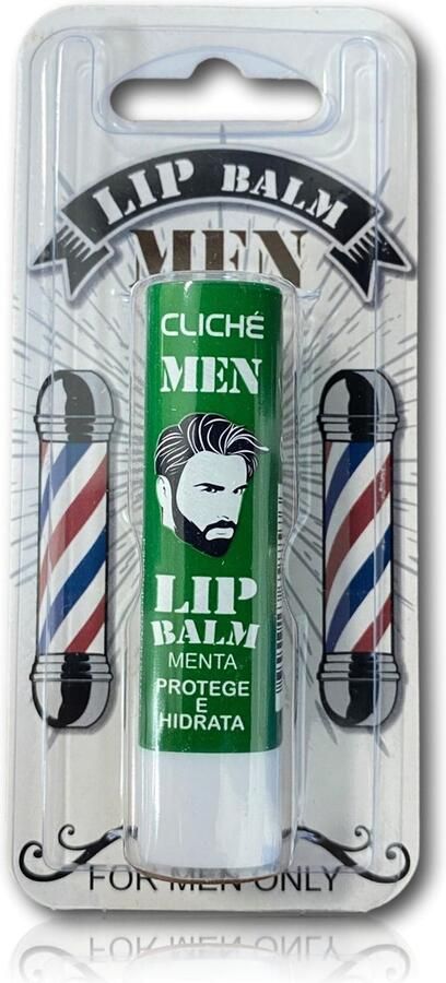 Cliche Cliché Men Lip Balm voor Mannen Mint Beschermt en Hydrateert 1 Stuks in blisterverpakking