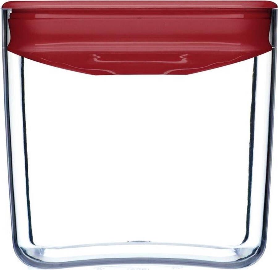 MBS Online ClickClack vershoudbox Pantry Cube 1 4 L polycarbonaat rood