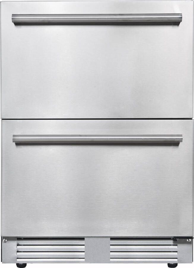 Climadiff FrigeluX RE2T136A Outdoor RVS koelkast 2 lades 77 liter