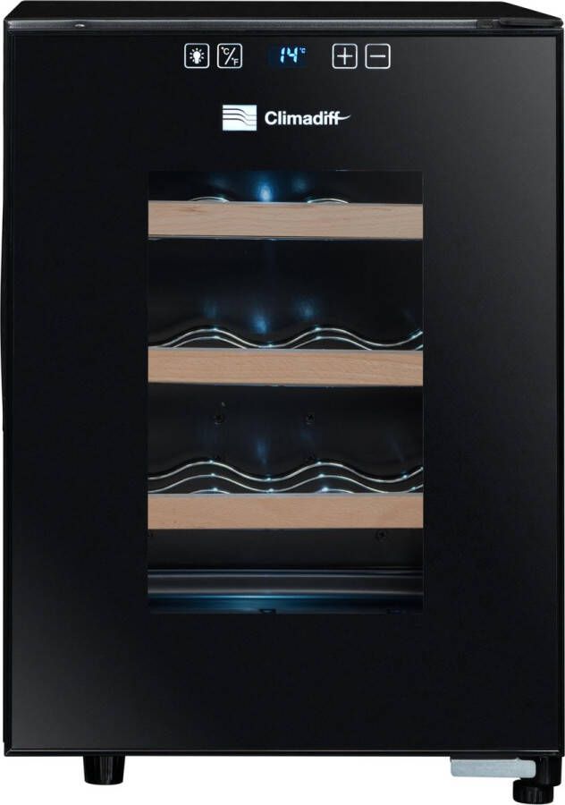 Climadiff Thermo Elektrische Wijnkoelkast CC12 1 Zone