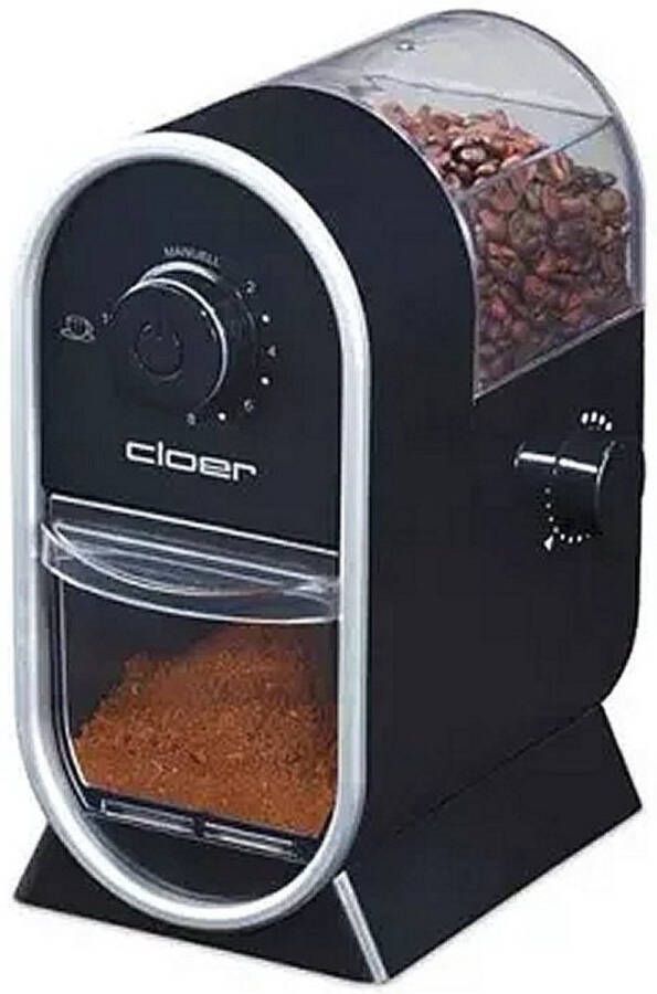 Cloer Elektrische koffiemolen 7560 zwart-zilver