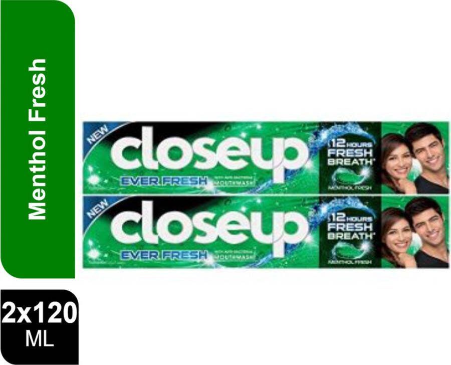Close-up Menthol Fresh 120ml Tandpasta DUO PACK