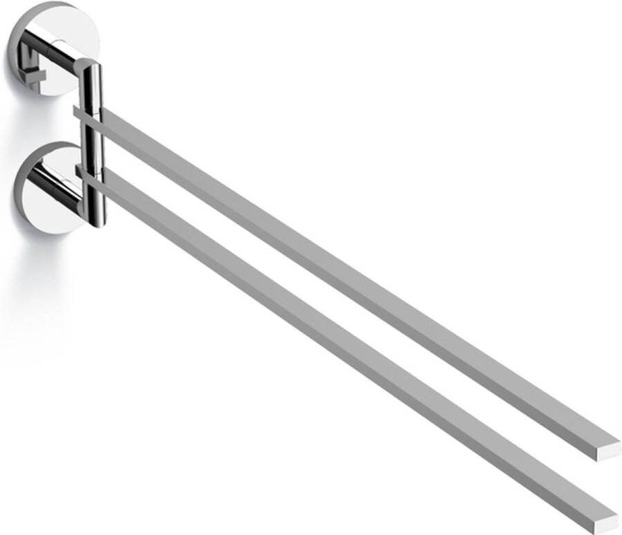 Clou Flat handdoekrek 48.7cm dubbel chroom