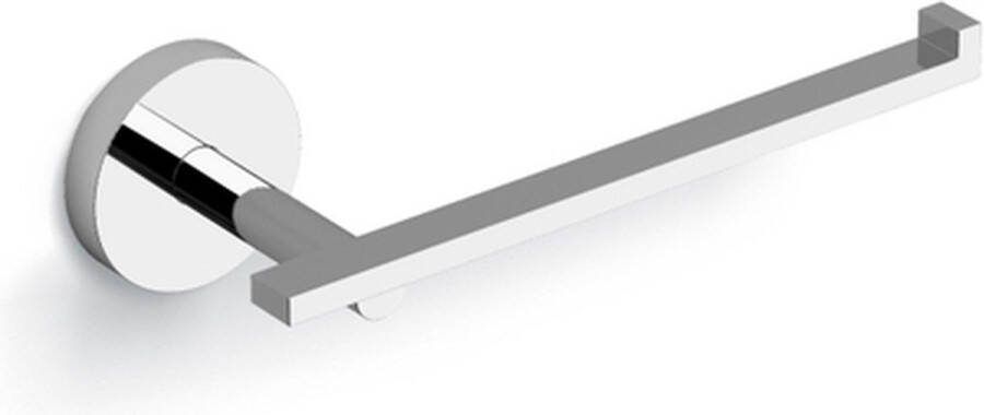 Clou Flat toiletrolhouder 16.5x4.8cm zonder klep chroom