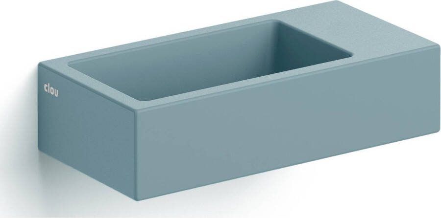 Clou Flush 3 Fontein 36x18x9 cm Mat Blauw