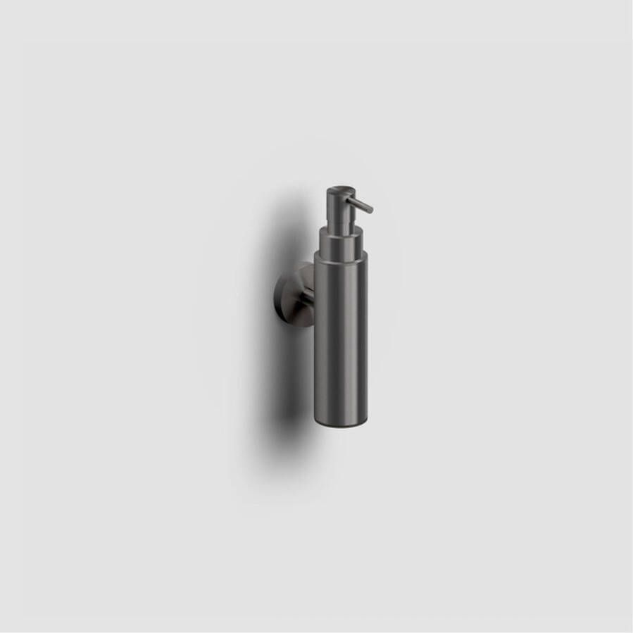 Clou Sjokker zeepdispenser 100cc wandmodel gunmetal geb. PVD