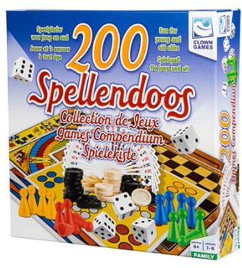 Clown Games Spellendoos 200-delig 1 stuk