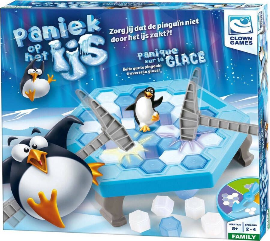 Merkloos Clown Games Paniek op het ijs