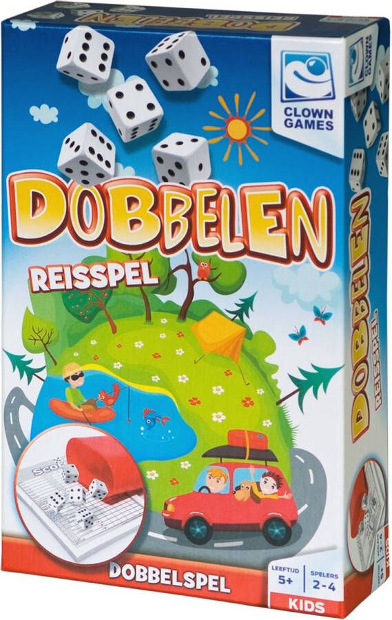 Clown Games dobbelen reisspel