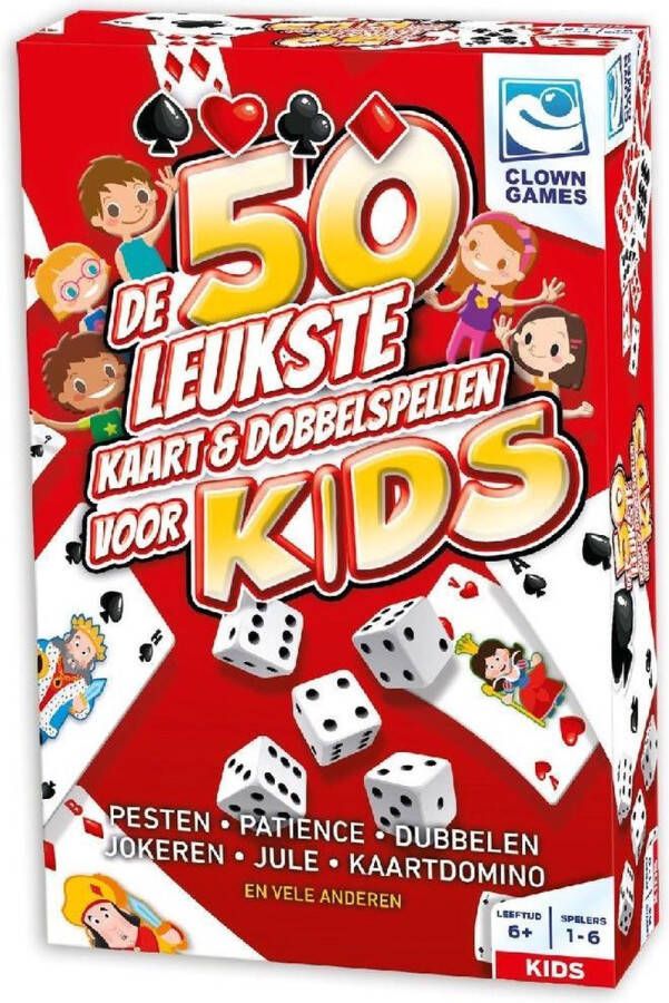 Clown Games Kids 50 Kaart&Dobbel Spellen