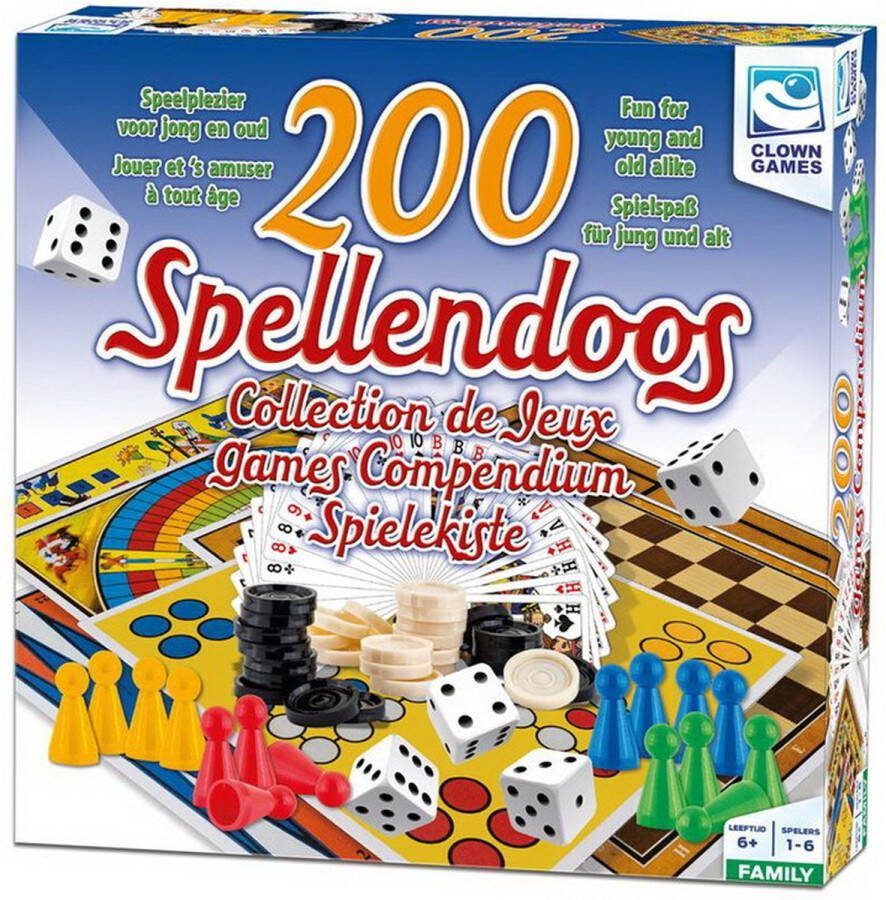 Clown Games Spellendoos 200dlg NL FR DU EN